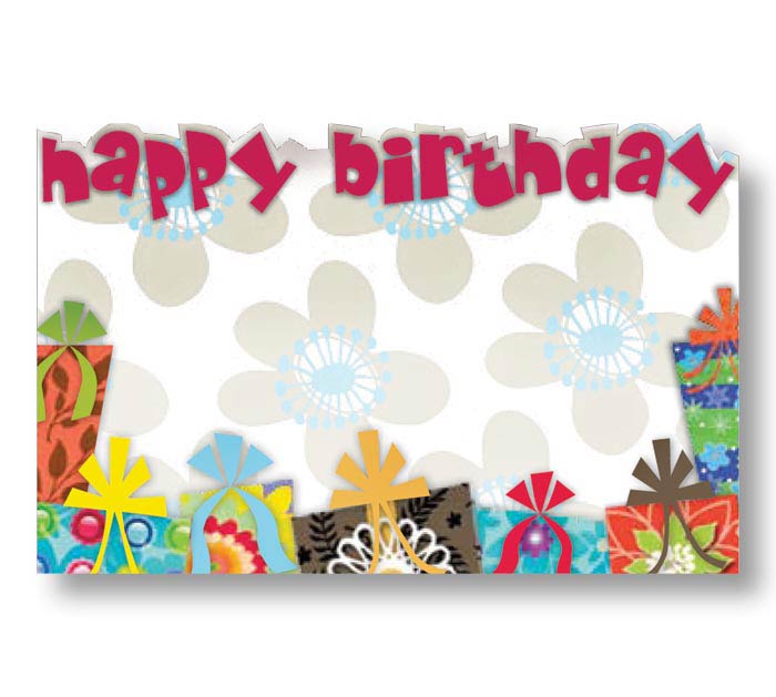 SP0227 | BIRTHDAY | "Happy Birthday" | BIRTHDAY GIFTS | 50Cards/Pkg - A&B Wholesale Market Inc