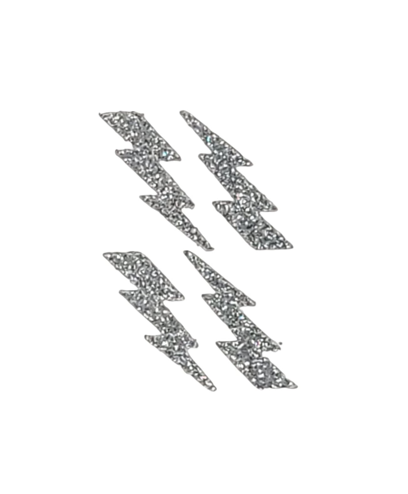 180789 | Lightning Bolt | Silver | 2Pcs/Sheet