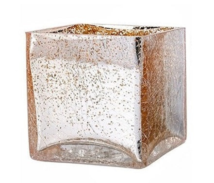 57232ASST | 4"L x 4"W x 4"H | MERCURY ASSORTED VASES | 12PC/CASE