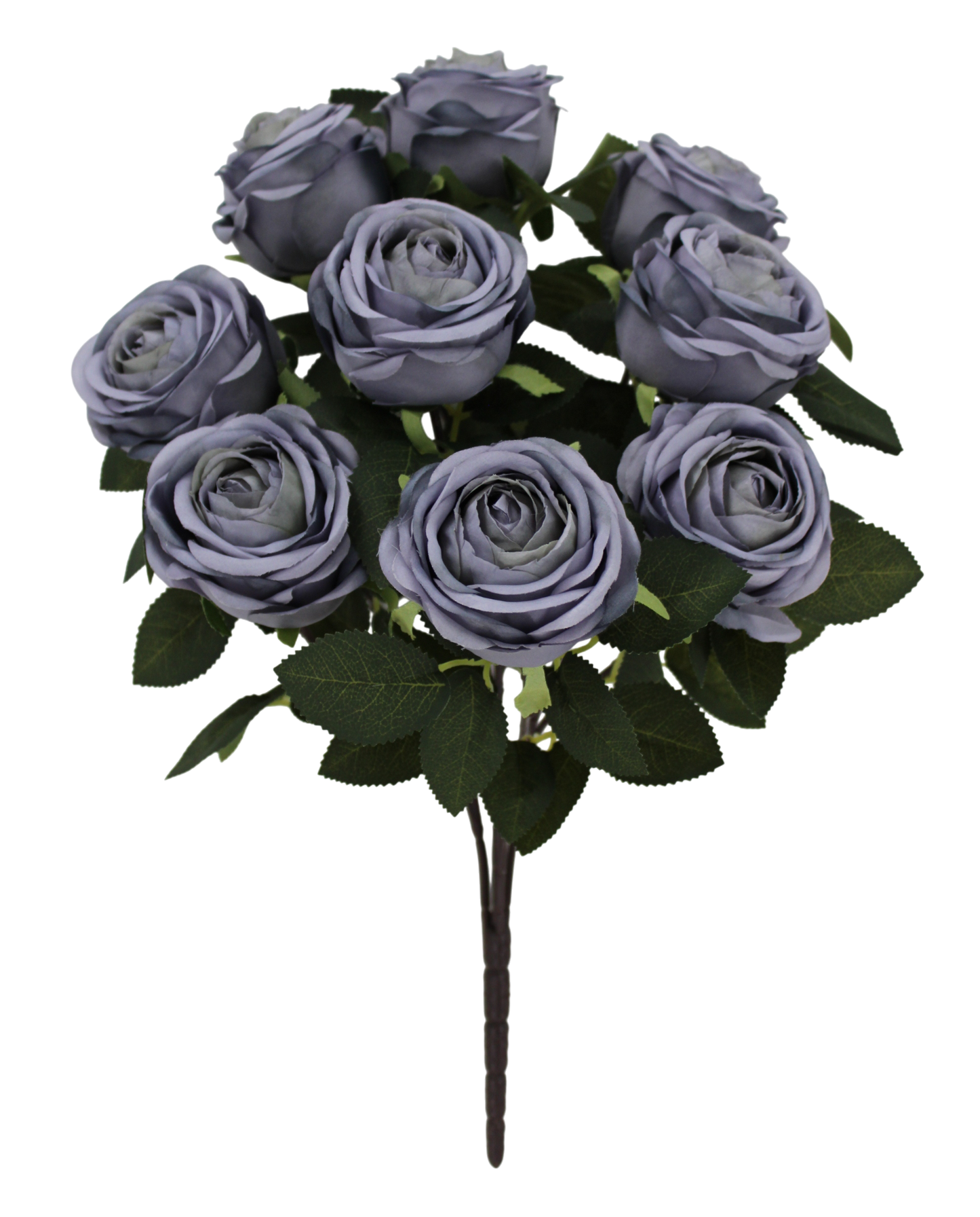 85694-BL | 19" | ROSE BUSH X9 | BLUE