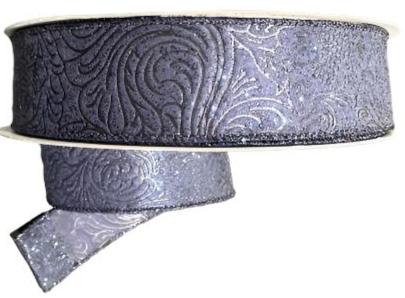 984209-27C | 1.5" | FLOWER EMBOSSED | NAVY | WATER RESISTANT | 50YDS - A&B Wholesale Market Inc
