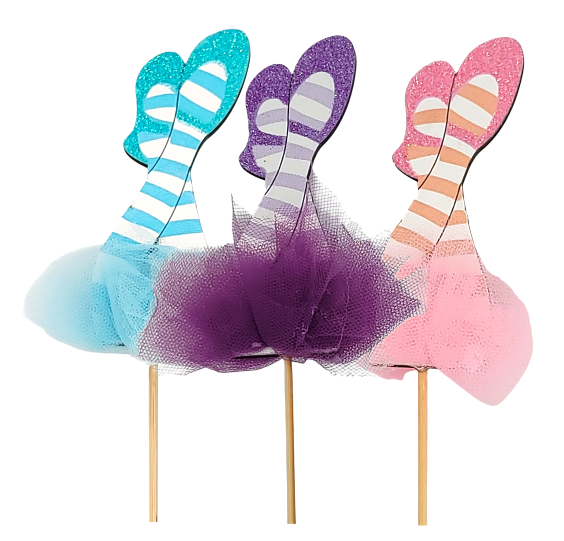 931047PAS | BALLERINA TUTU PICK | 3 ASSORTED STYLES | 12PCS/CASE
