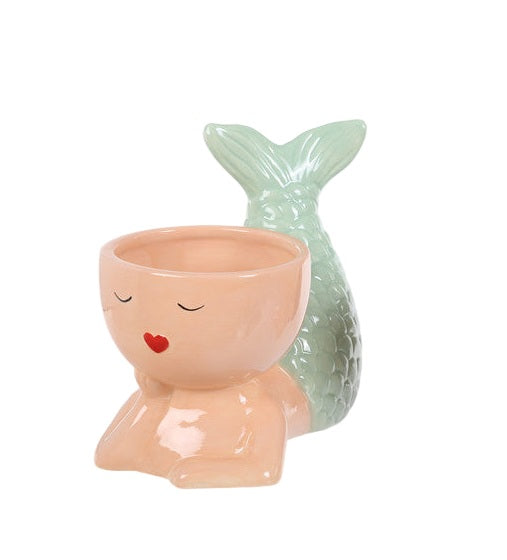 E25666 | Ceramic Mermaid Pot |