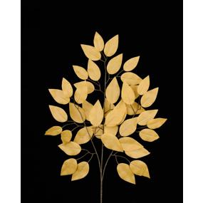 FG633736 | 23''L | Ficus Spray | Antique Gold | 12Pcs/Bundle - A&B Wholesale Market Inc