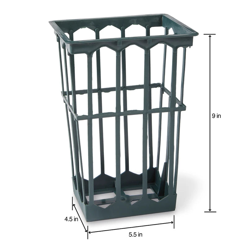 FNUS15WOU | 9" | FLORAL DESIGN CAGE | GREEN - A&B Wholesale Market Inc