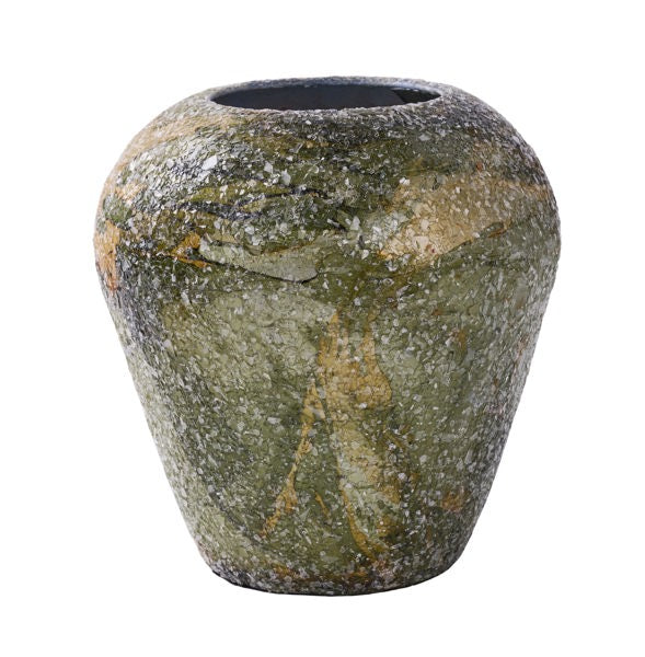 KE261451 | METAL CRACKLE JAR | 8.25"H x 8"DIA