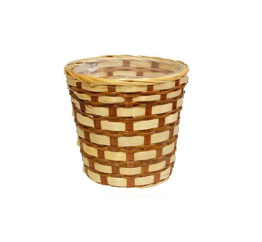 KP5077 | 6" | Bamboo/Fern Pot Cover
