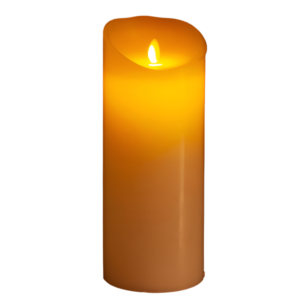5968-Ivory | 4"X10" | Wax Swinging Candle - A&B Wholesale Market Inc