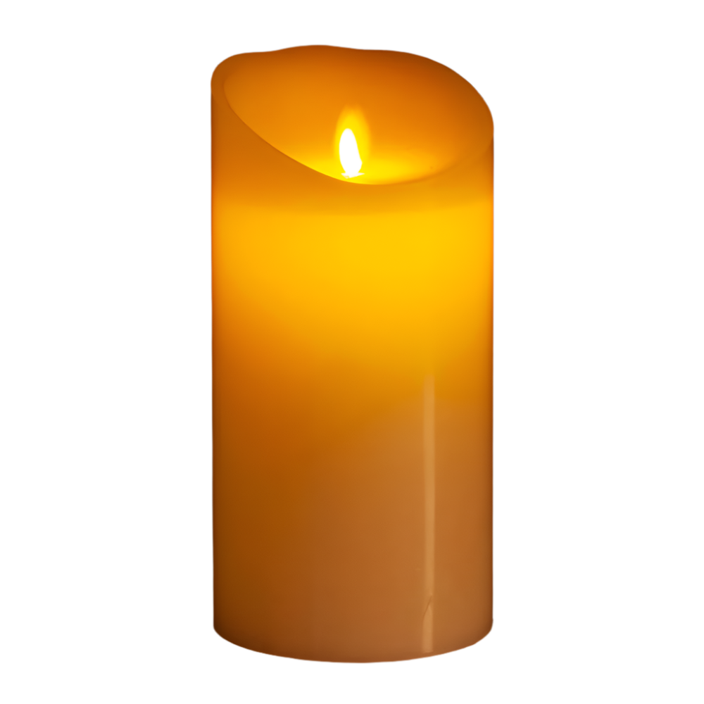5967-Ivory | 4"X8" | Wax Swinging Candle - A&B Wholesale Market Inc