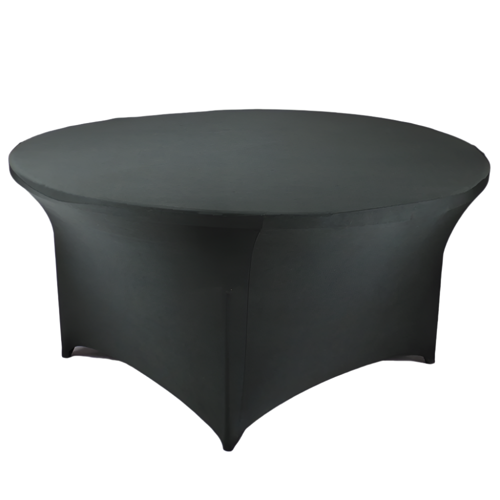 4223-Black | 72" | Round Table Cover