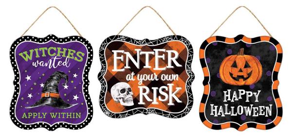 MD0982 Halloween Asst Sign - A&B Wholesale Market Inc