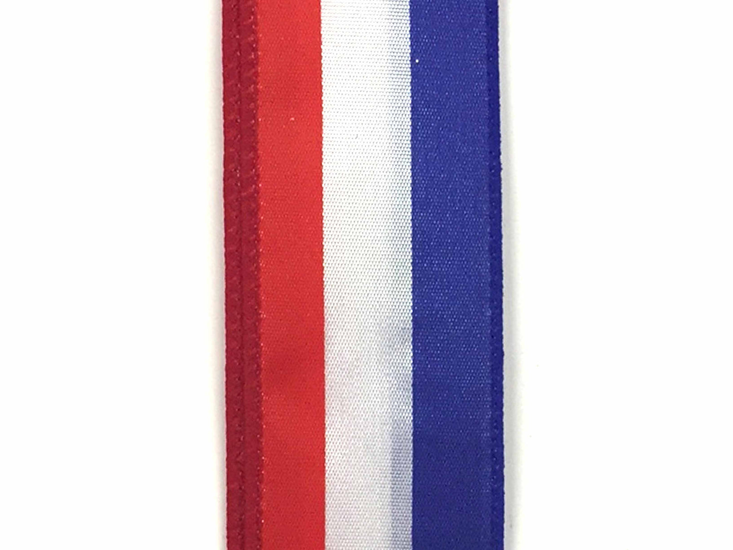 Q501509-48 | 1.5" | RED/WHITE/BLUE STRIPE SATIN | 50YDS