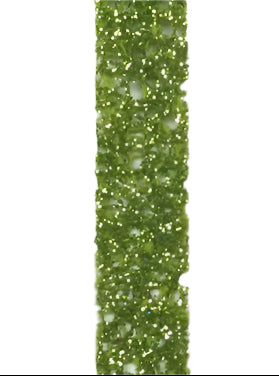 Q631403-09 | 5/8" | Glitter Web | Lime Green | 25yd