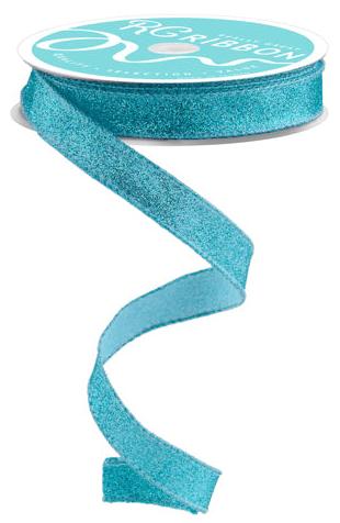 RGF1089RM | 5/8" | Shimmer Glitter | Ice Blue | 10yds - A&B Wholesale Market Inc