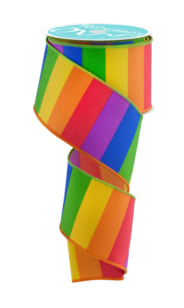 RGF14933A | 2.5" | Horizontal Rainbow | 10yds