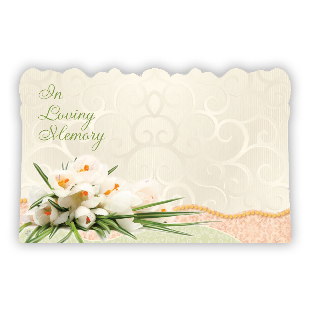SP0206 | SYMPATHY | "In Loving Memory" | 50Cards/Pkg