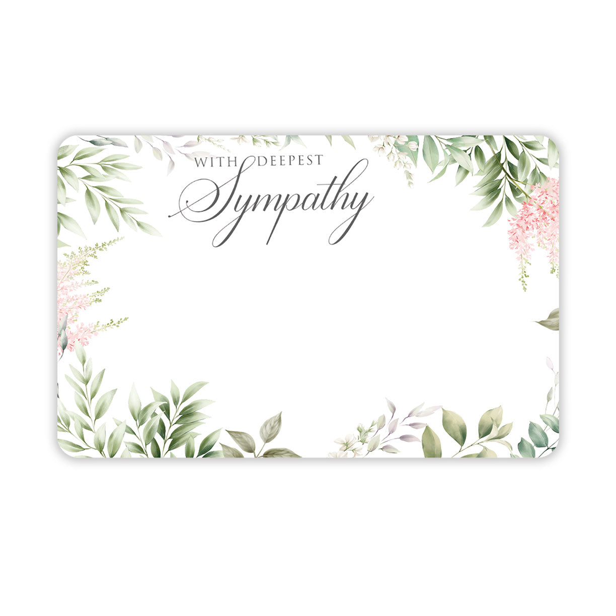 SP0684 | SYMPATHY | "With deepest sympathy" | 50Cards/Pkg