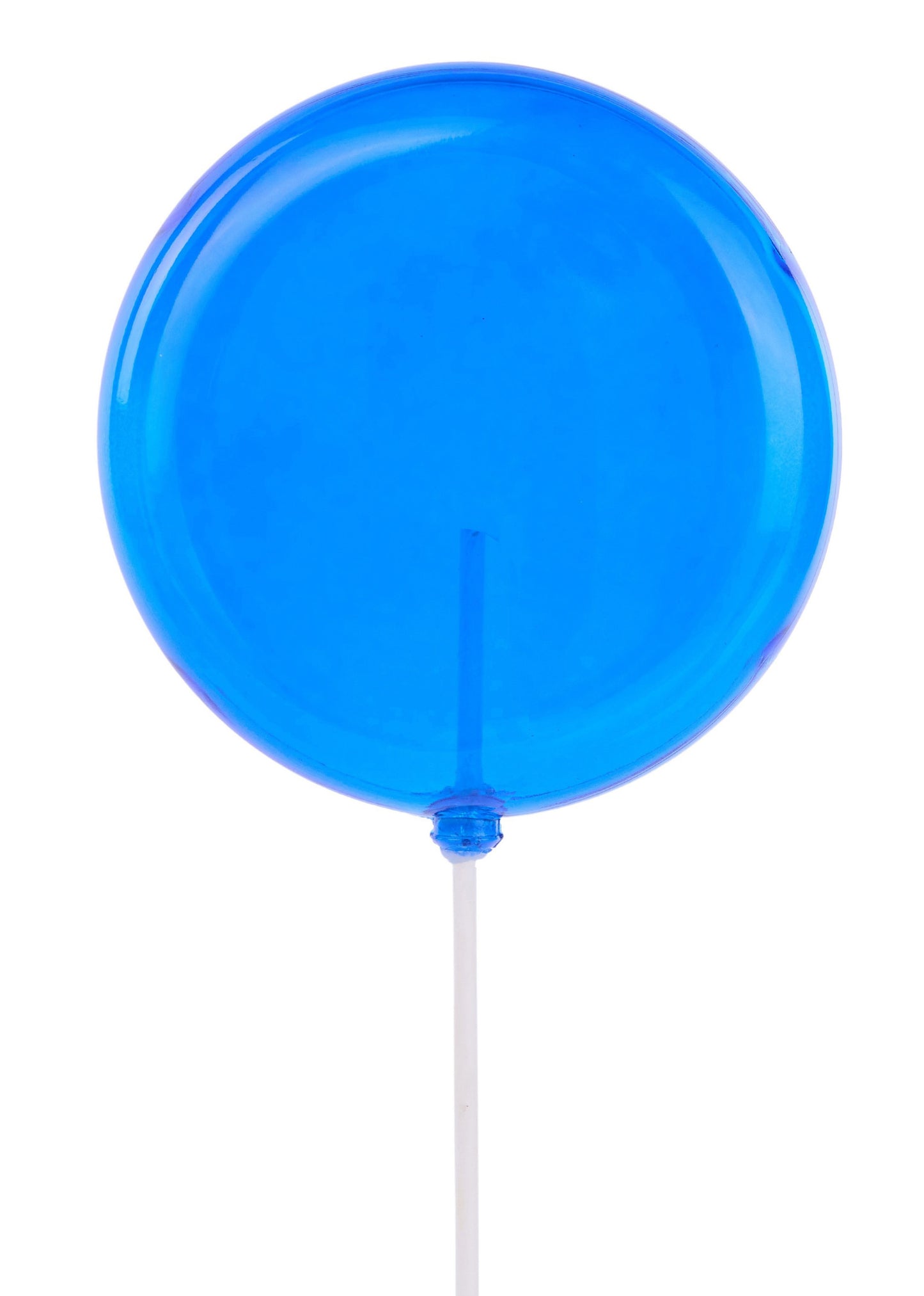 XC116325 | 120Mm | Lollipop W/Stick, 11.75"Oal | Clear Royal Blue