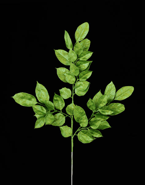 XS235975 | 25"L | Glitter Salal Spray x8 | Laser Lime Green