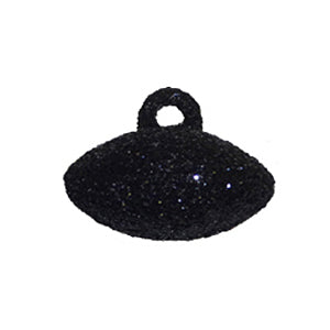 192000 Glitter Football Black S12 - A&B Wholesale Market Inc