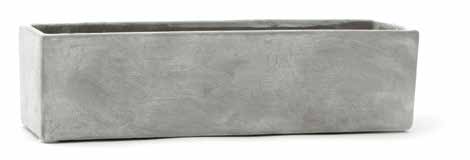 6229ST-12 | 12" | Cement Rectangular Cube | White Wash