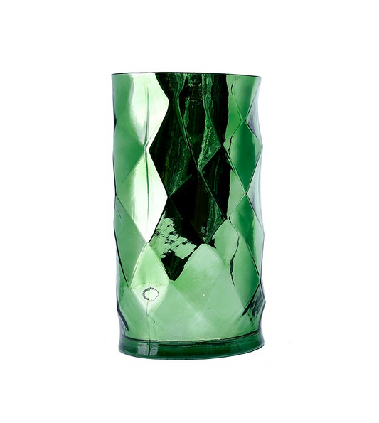 57617ASST | 10" TALL | XMAS VASE | WHITE/GREEN