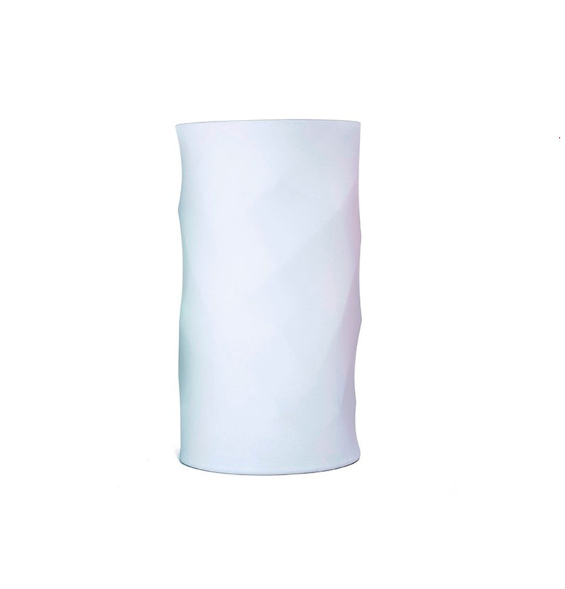 57617ASST | 10" TALL | VASE | WHITE/GREEN