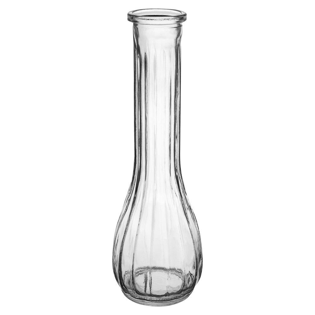 C900-24 8.5" SWIRL BUD VASE-CRYSTAL CASE/24 - A&B Wholesale Market Inc
