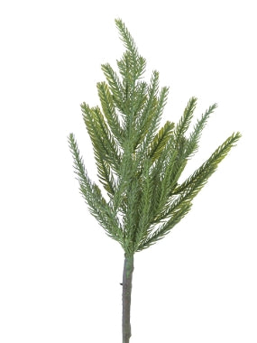 2830274GR  | 16" | LIGHTLY ICED FIR PINE PICK | GREEN