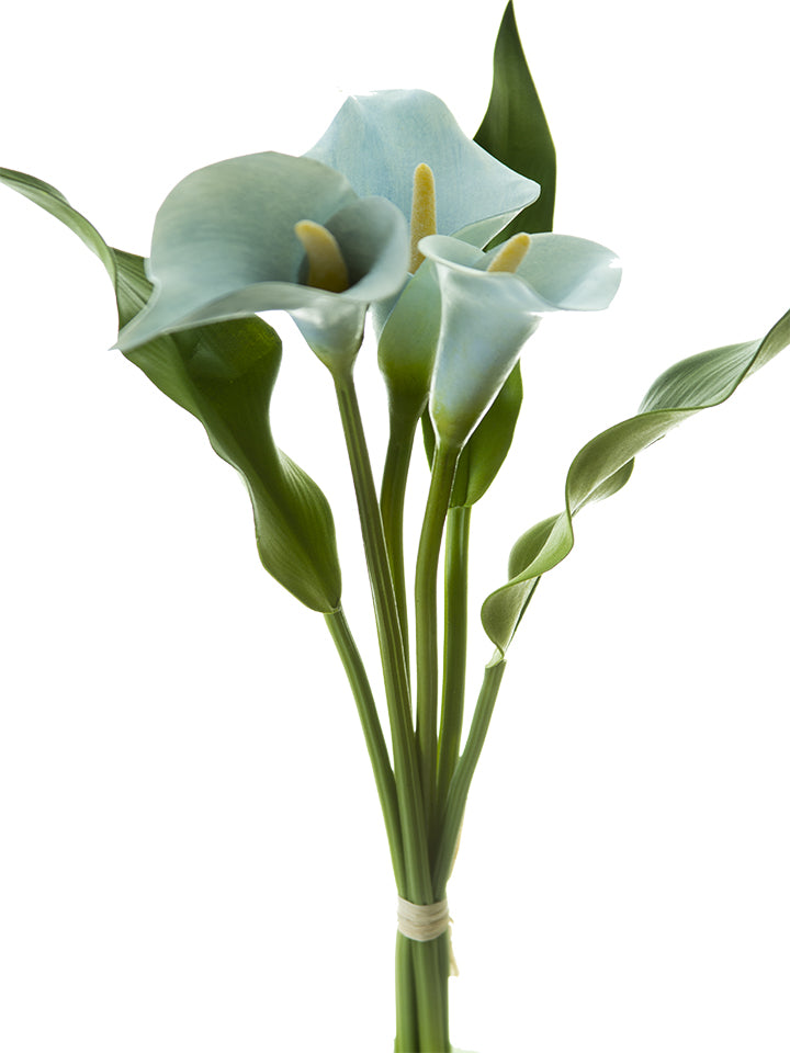 2242039LB | 15" CALLA BUNDLE X3 | LT. BLUE - A&B Wholesale Market Inc