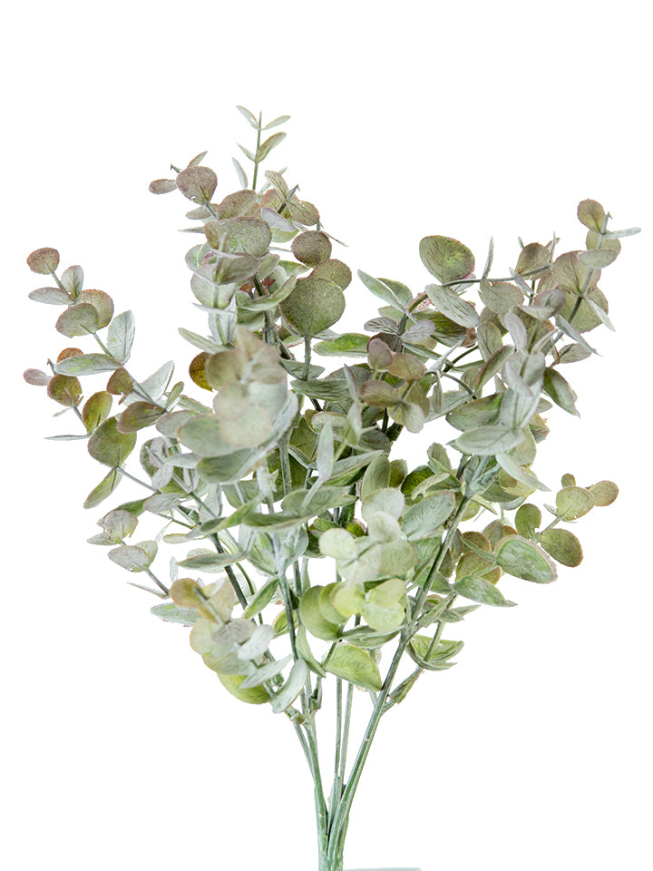 2320065BG | 13" | EUCALYPTUS BUSH | BURGUNDY/GREEN - A&B Wholesale Market Inc