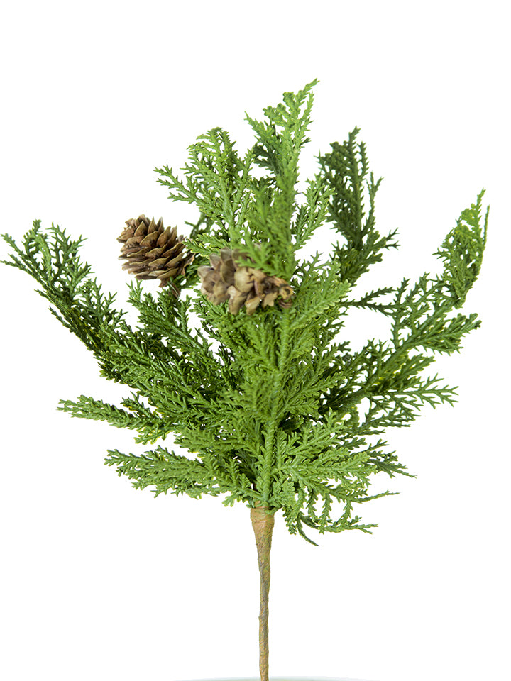 2830189GR | 11" | CYPRESS PINECONE PICK | GREEN