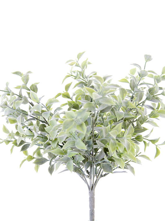 2320110FG | 14" | LAUREL LEAF BUSH | FROST GREEN