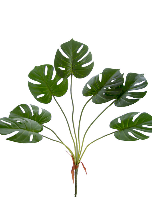2320090GR | 29" | MONSTERA LEAF BUSH | GREEN