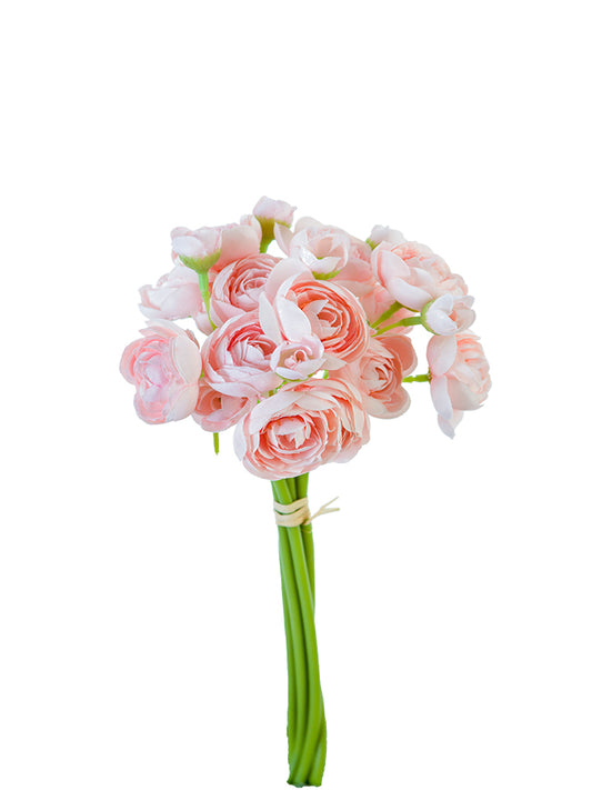 2280018LP | 11" | MINI RANUNCULUS BUNDLE | LT. PINK