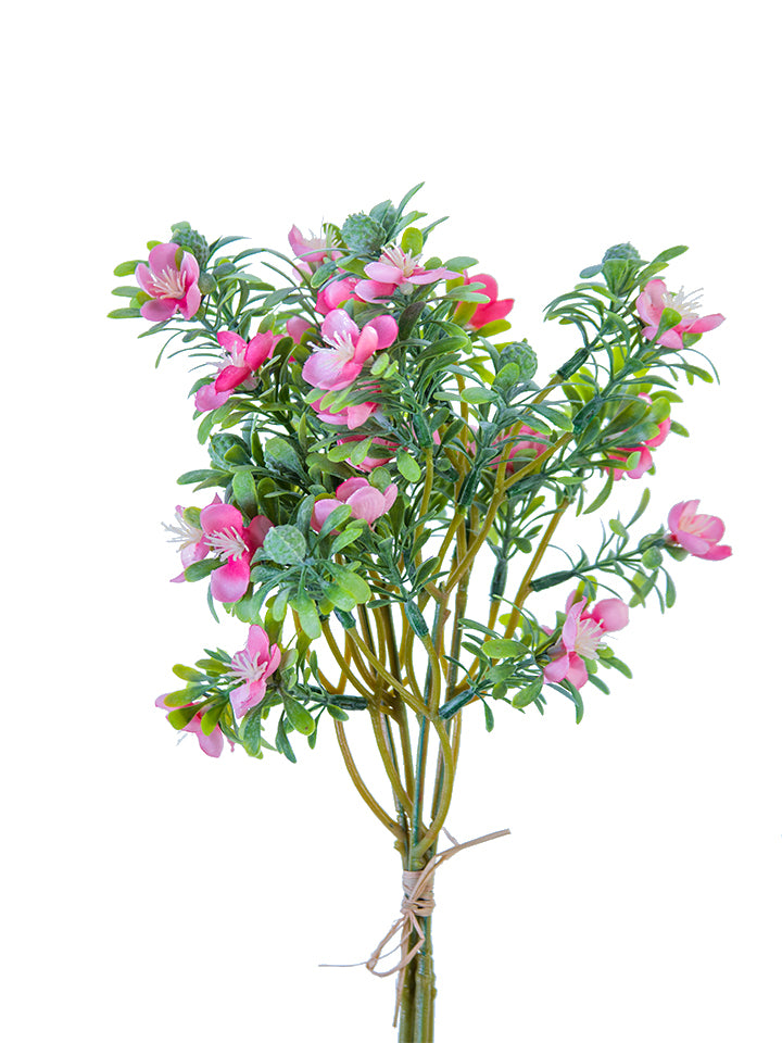 2285190HP | 13" | WILDFLOWER LEAF MIX BUNDLE | HOT PINK