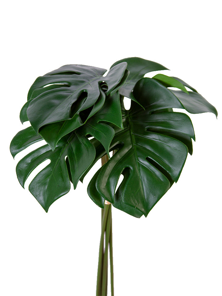 2310330DG | 20.5" | MONSTERA LEAF BUNDLE | DARK GREEN