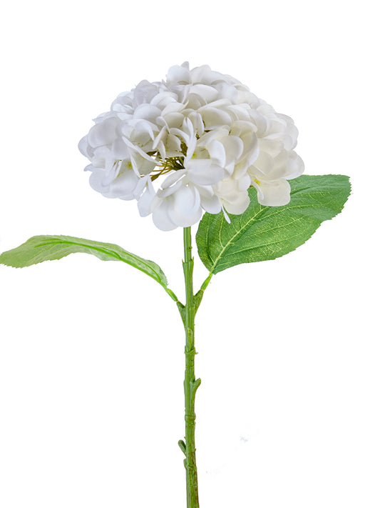 2255132WH | 19" | REAL TOUCH HYDRANGEA SPRAY | WHITE