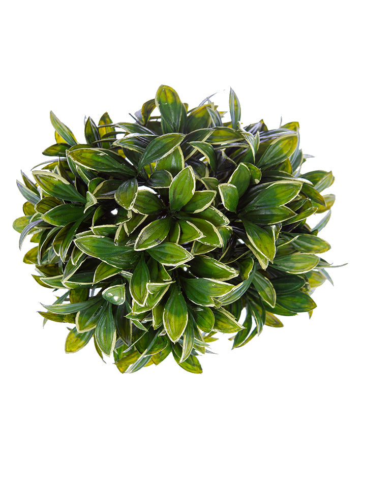 2310421GY | 7" x 7" x 6" | PRIVET BALL | GREEN/YELLOW