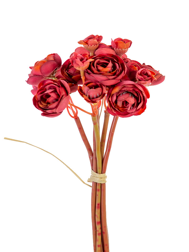 2280018BU | 11" MINI RANUNCULUS BUNDLE | BEAUTY - A&B Wholesale Market Inc