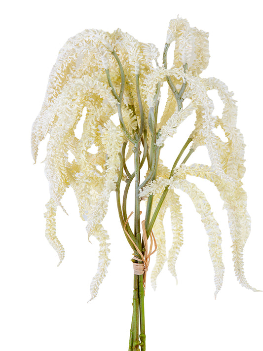 2150156CR | 12.5" | AMARANTHUS BUNDLE | CREAM