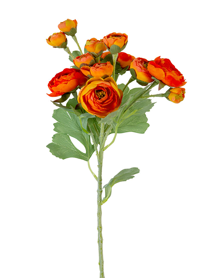 2280021OR | 21" | RANUNCULUS SPRAY | ORANGE