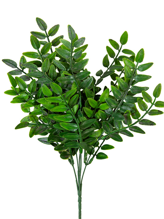 2320161GR | 16" | MINI LEAF BUSH | GREEN - A&B Wholesale Market Inc