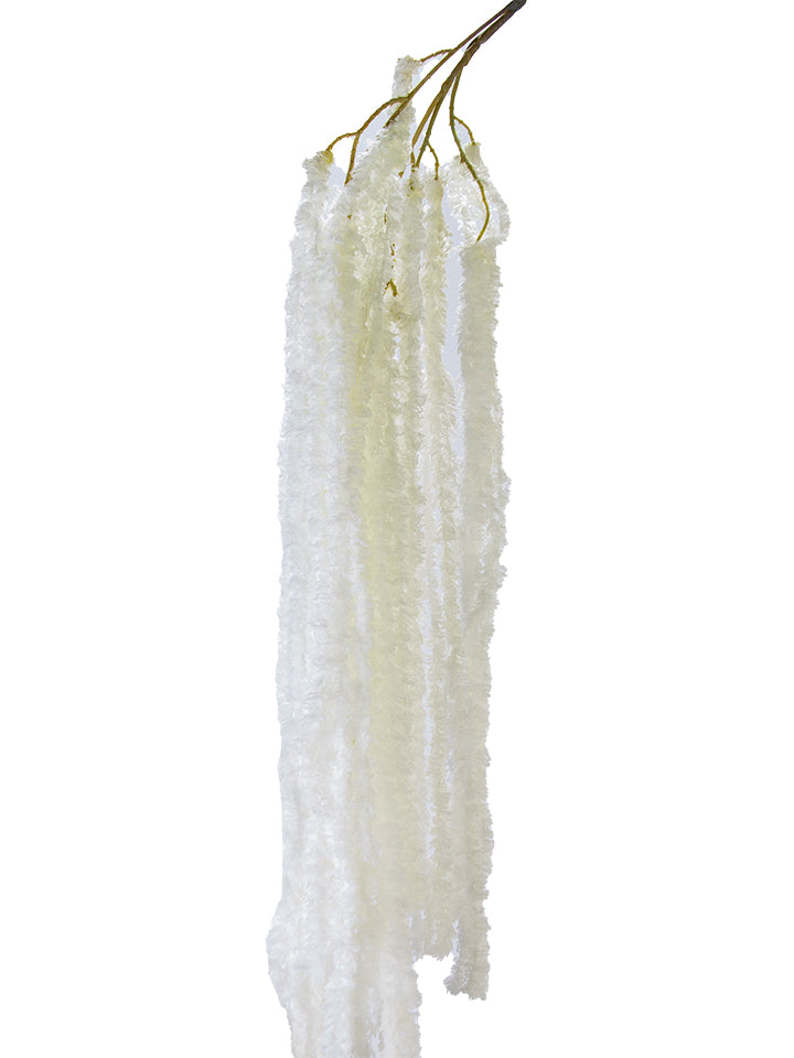 2150171WH | 47" | HANGING AMARANTHUS | WHITE