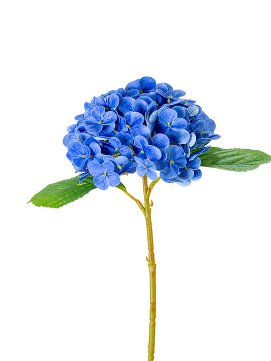 2255154DB | 17" | HYDRANGEA SPRAY | DK. BLUE