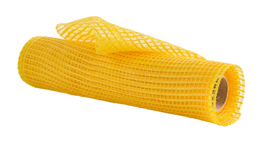 RE890029 | 10" |  Horizontal Wide Stripe Mesh |  Yellow |  10yds