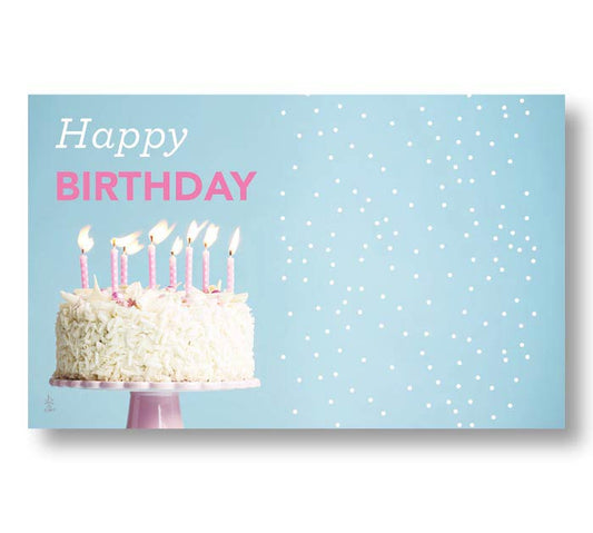 AC4870 | BIRTHDAY | HBD- LET THERE BE CAKE | 50PK