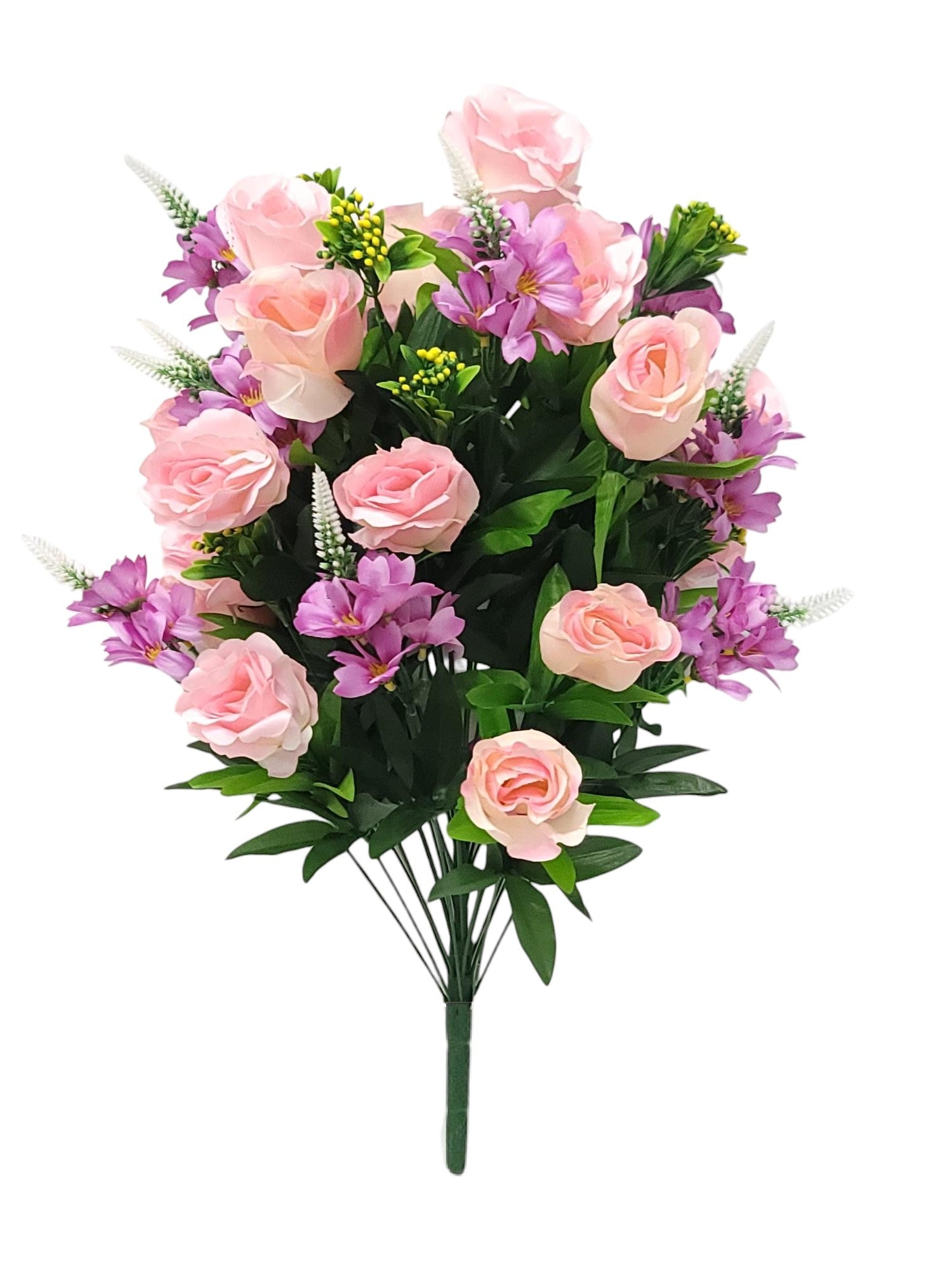 043832PAS | 29"L | ROSE/SPIKE BUSH X36 | PASTEL - A&B Wholesale Market Inc