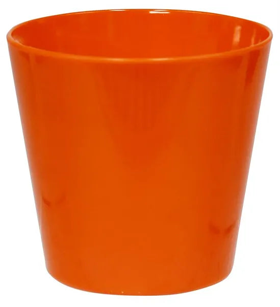 PC290120 | 6.375"Dia x 5.25"H | Melamine Pot | Orange - A&B Wholesale Market Inc