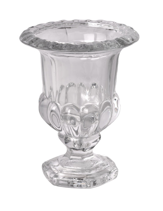 GM6050 | 6"Hx 4.5"Dia | Fluted Glass Compote